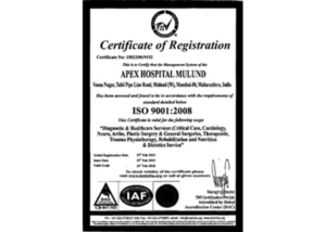 Apex Hospitals Mulund Certification